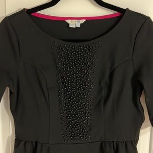 Boden black beaded dress, size 8R
